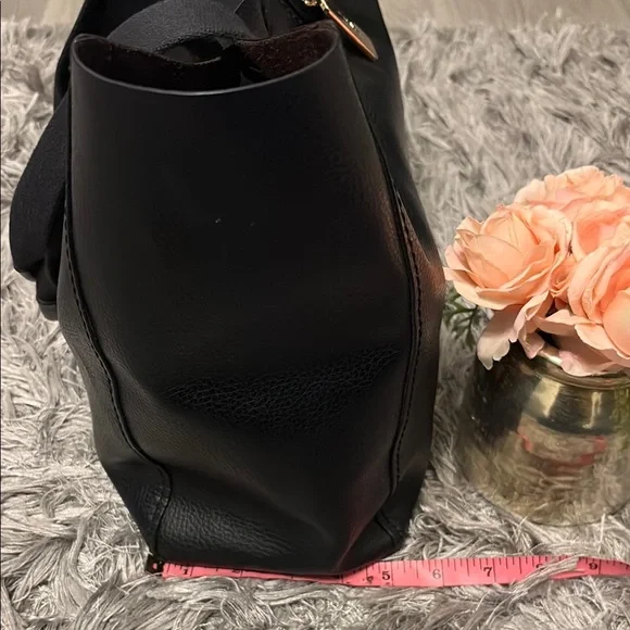Coach Black Leather Tote Bag - Picture 5 of 12
